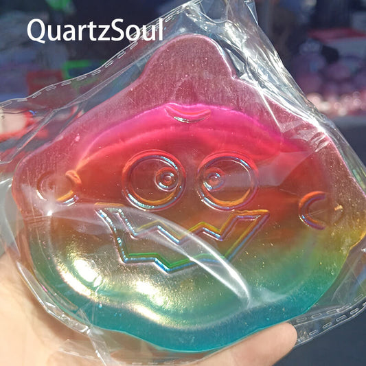 Vibrant Rainbow Bird Selenite Crystal for Crystal Wholesalers
