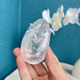 Premium White Smoky Quartz Free Form Crystal with Rainbow Inclusions