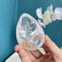 Natural White Smoky Quartz Free Form Crystal Healing Stone