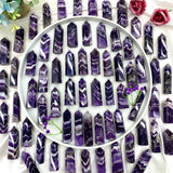 Premium wholesale amethyst tower crystal for healing and retail