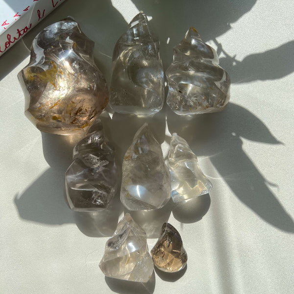 Natural Clear Quartz Crystal Flame Wholesale for Crystal Healing