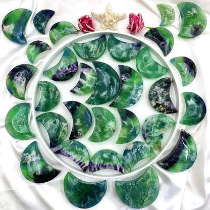  Premium Fluorite Moon Crystal Wholesale Collection