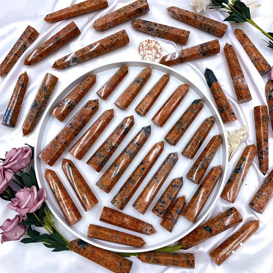 Premium Sunstone Tower for wholesale crystal suppliers and healing practices