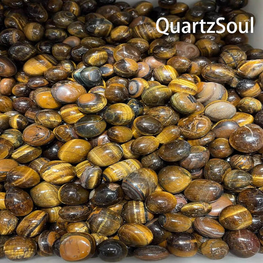 Premium wholesale Tiger's Eye tumbled stones in bulk for crystal suppliers