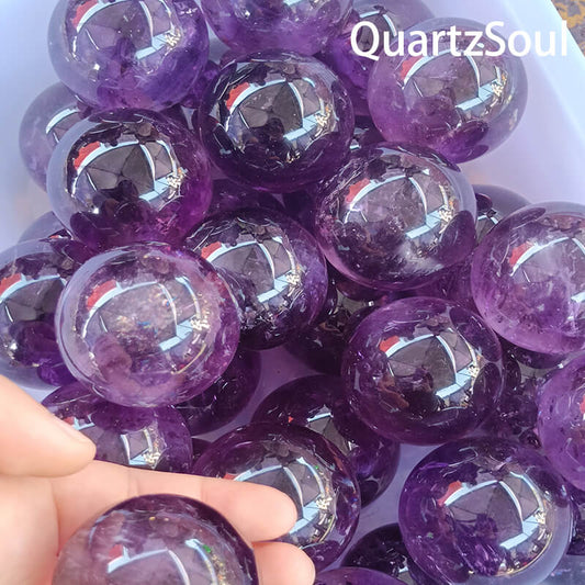Premium wholesale amethyst spheres for crystal retailers and shops