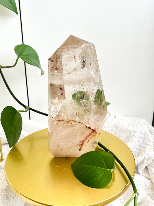 Natural citrine Tower