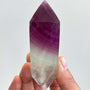 Ombre Purple Fluorite Crystal Tower-Natural Healing Stone