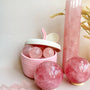 Premium Rose Quartz Sphere and Tower Set for Love Healing