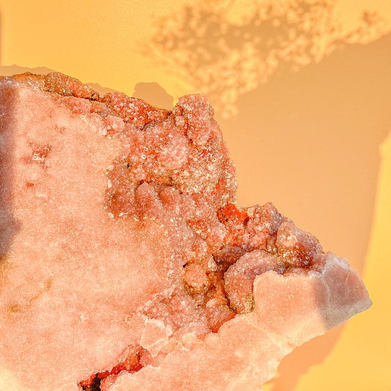 Pink Amethyst Free Form on Display Stand Wholesale Crystal