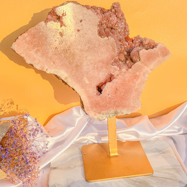 Premium Pink Amethyst Free Form Crystal Healing Stone Wholesale