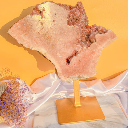 Premium Pink Amethyst Free Form Crystal Healing Stone Wholesale