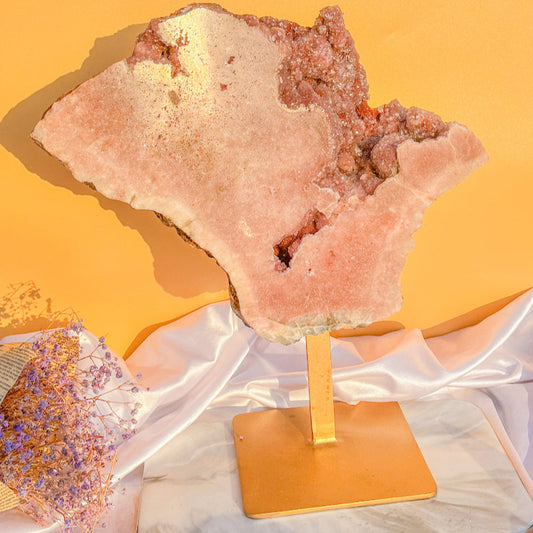 Premium Pink Amethyst Free Form Crystal Healing Stone Wholesale
