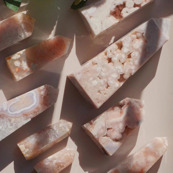 Premium Pink Amethyst Tower Crystal with Natural Formations