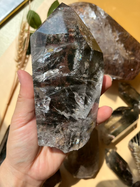 Premium Garden Quartz Crystal Point Wholesale Natural Healing Stone