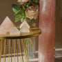 Natural Rose Quartz Crystal Tower for Heart Chakra Healing and Love Energy