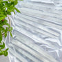 Natural Selenite Crystal Tower with Clear White Striations