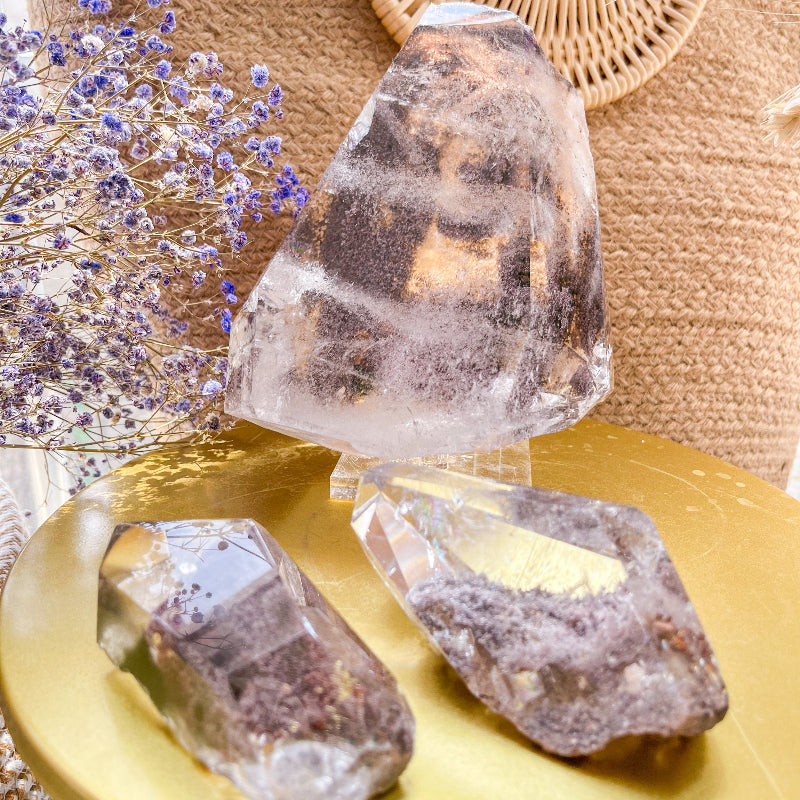 Raw Garden Quartz Crystal for Metaphysical Healing