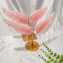 Rose Quartz Crystal Angel Wings on Gold Stand Wholesale Crystal Healing Decor